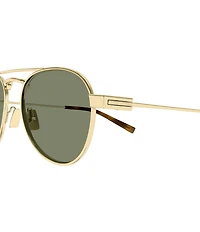 Yves Saint Laurent Men's SL Logo 54mm Aviator Sunglasses