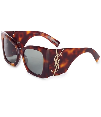 Yves Saint Laurent Women's Blaze SL M119 54mm Tortoise Cat Eye Statement Sunglasses