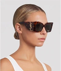 Yves Saint Laurent Women's Blaze SL M119 54mm Tortoise Cat Eye Statement Sunglasses