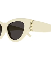 Yves Saint Laurent Women's Monogram 53mm Cat Eye Sunglasses