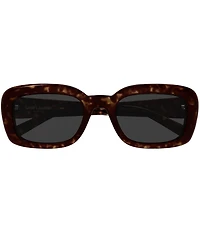 Yves Saint Laurent Women's Monogram 53mm Rectangle Sunglasses