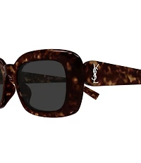 Yves Saint Laurent Women's Monogram 53mm Rectangle Sunglasses