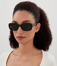 Yves Saint Laurent Women's Monogram 53mm Rectangle Sunglasses
