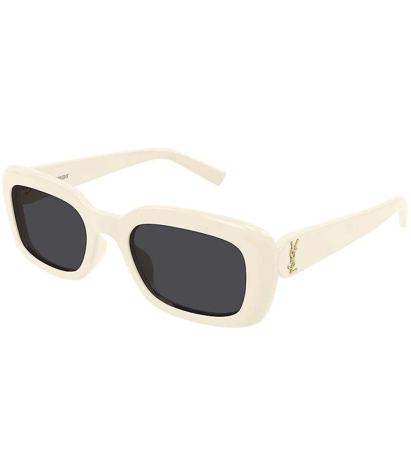 Yves Saint Laurent Women's Monogram 53mm Rectangle Sunglasses