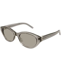 Saint Laurent Women's Monogram 54mm Oval Sunglasses