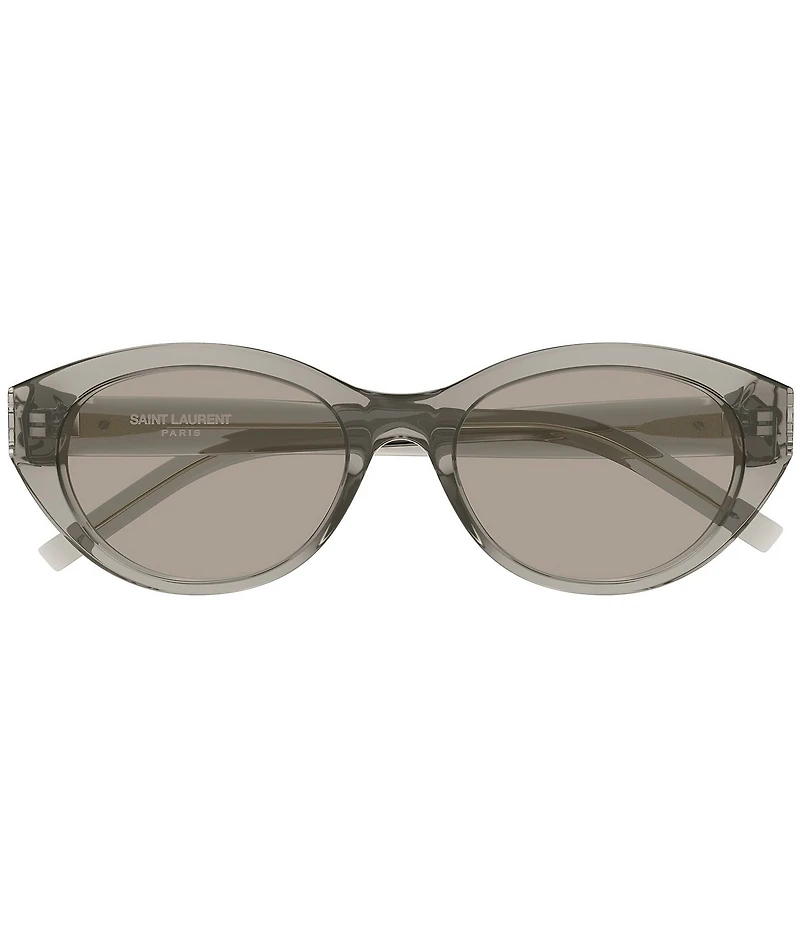 Saint Laurent Women's Monogram 54mm Oval Sunglasses