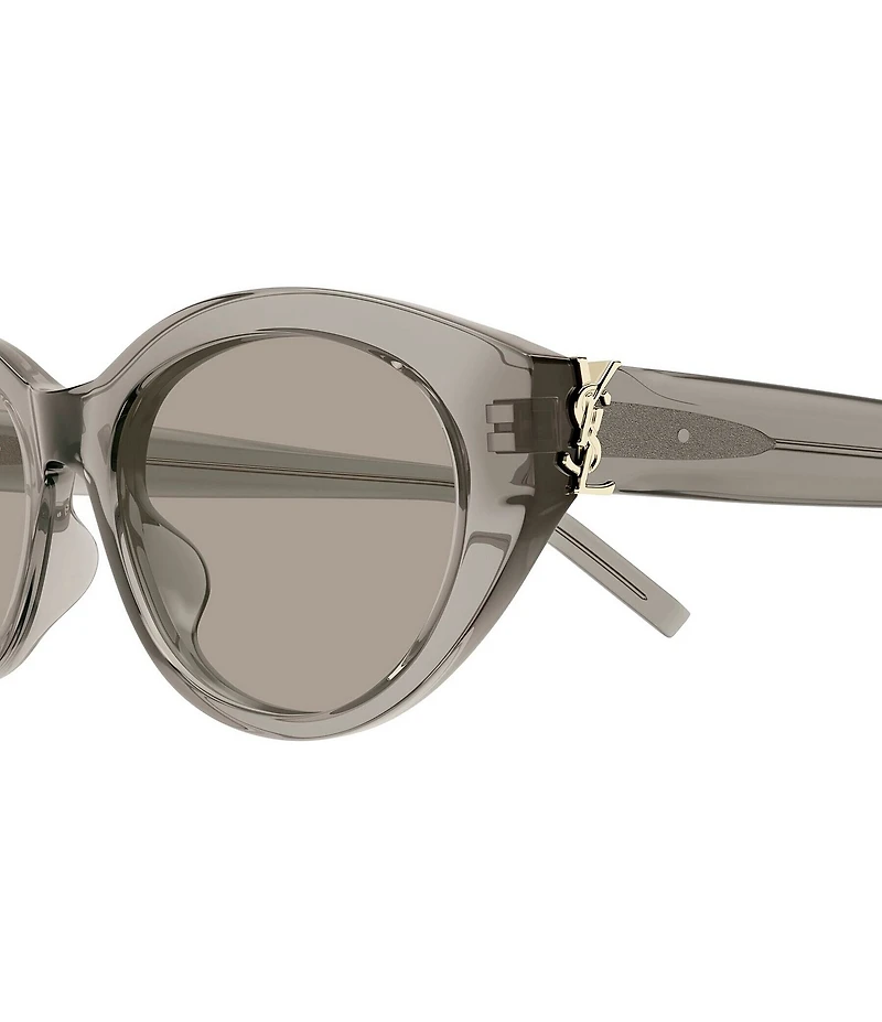 Saint Laurent Women's Monogram 54mm Oval Sunglasses