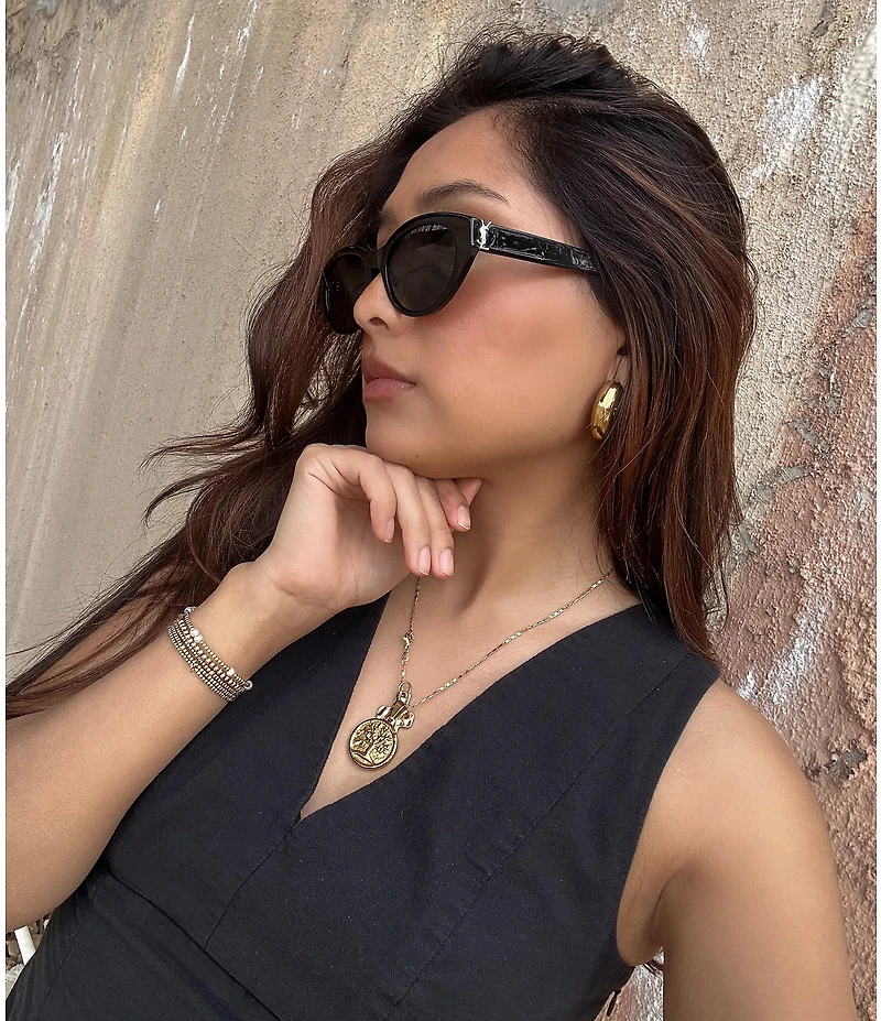 Yves Saint Laurent Women's Monogram 54mm Cat Eye Sunglasses