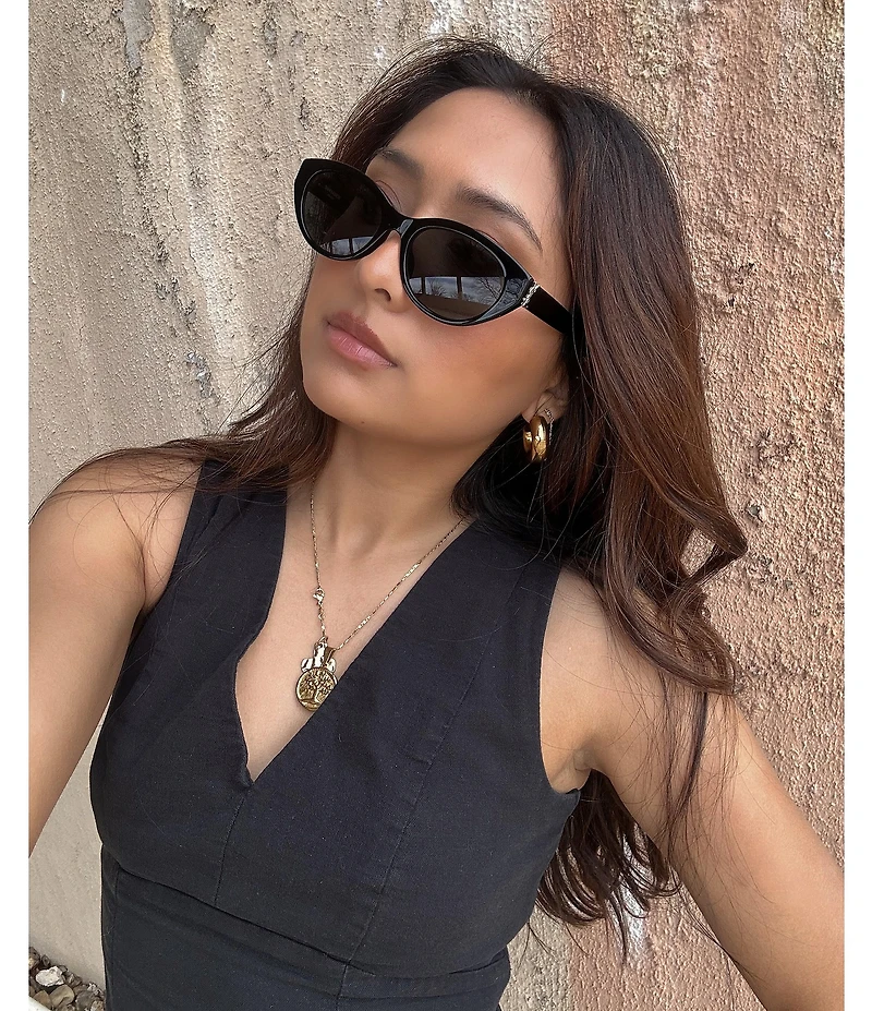 Yves Saint Laurent Women's Monogram 54mm Cat Eye Sunglasses