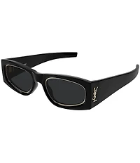 Yves Saint Laurent Women's Monogram 54mm Rectangle Sunglasses