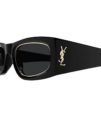 Yves Saint Laurent Women's Monogram 54mm Rectangle Sunglasses