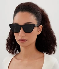 Yves Saint Laurent Women's Monogram 58mm Cat Eye Sunglasses