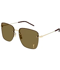 Yves Saint Laurent Women's Monogram 58mm Square Sunglasses