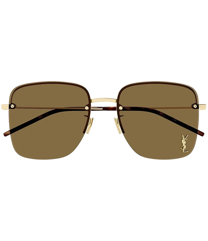 Yves Saint Laurent Women's Monogram 58mm Square Sunglasses