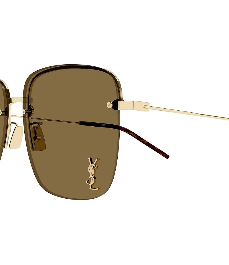 Yves Saint Laurent Women's Monogram 58mm Square Sunglasses