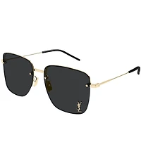 Yves Saint Laurent Women's Monogram 58mm Square Sunglasses