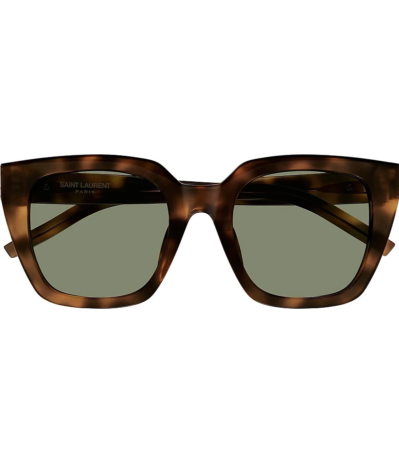 Yves Saint Laurent Women's Monogram Hinge 51mm Havana Cat Eye Sunglasses