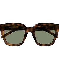 Yves Saint Laurent Women's Monogram Hinge 51mm Havana Cat Eye Sunglasses
