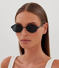Yves Saint Laurent Women's New Wave 55mm Round Sunglasses