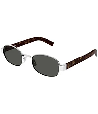Yves Saint Laurent Women's SL Logo 53mm Rectangle Sunglasses