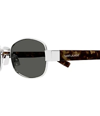 Yves Saint Laurent Women's SL Logo 53mm Rectangle Sunglasses