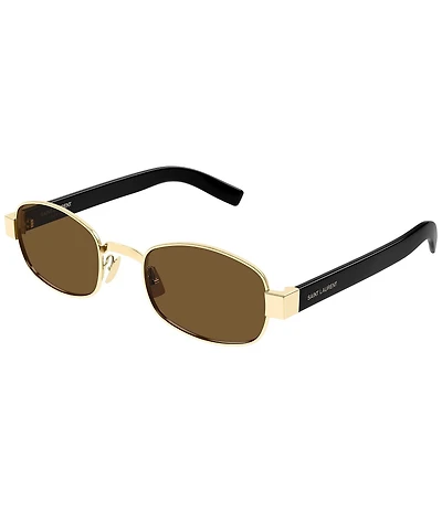 Yves Saint Laurent Women's SL Logo 53mm Rectangle Sunglasses