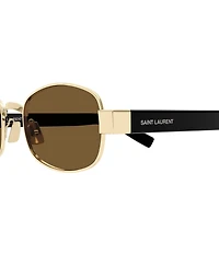Yves Saint Laurent Women's SL Logo 53mm Rectangle Sunglasses