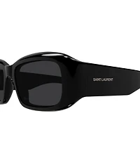 Yves Saint Laurent Women's SL Logo 55mm Rectangle Sunglasses