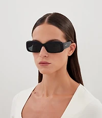 Yves Saint Laurent Women's SL Logo 55mm Rectangle Sunglasses