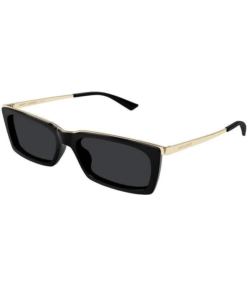 Saint Laurent Women's SL Logo 57mm Rectangle Sunglasses