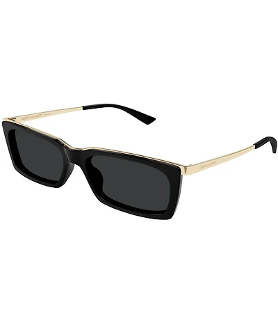 Saint Laurent Women's SL Logo 57mm Rectangle Sunglasses