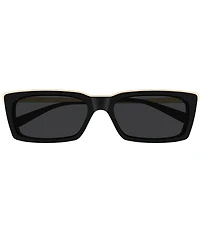 Saint Laurent Women's SL Logo 57mm Rectangle Sunglasses