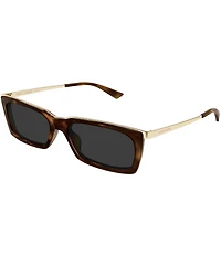 Saint Laurent Women's SL Logo 57mm Rectangle Sunglasses