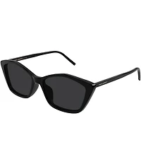 Yves Saint Laurent Women's SL Logo Thin 57mm Cat Eye Sunglasses
