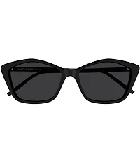 Yves Saint Laurent Women's SL Logo Thin 57mm Cat Eye Sunglasses