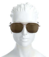 Yves Saint Laurent Women's SL309 59mm Gold Frame Navigator Sunglasses