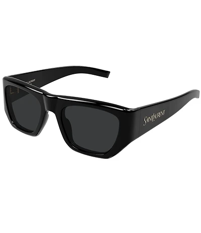 Yves Saint Laurent Women's Vintage Logo 52mm Square Tortoise Sunglasses