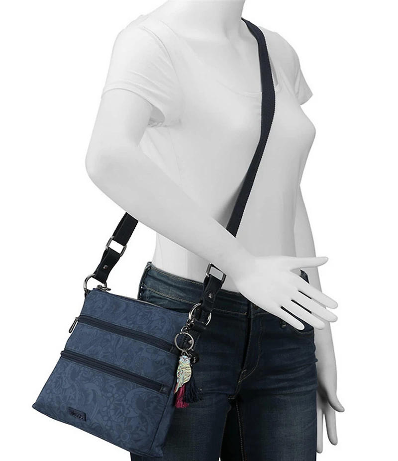 Sakroots Basic Zip Top Crossbody Bag