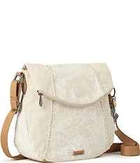 Sakroots Foldover Flower Blossom Crossbody Bag