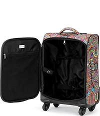 Sakroots On The Go Carry-on 4-Wheel Spinner Eco Twill Rainbow Print Luggage