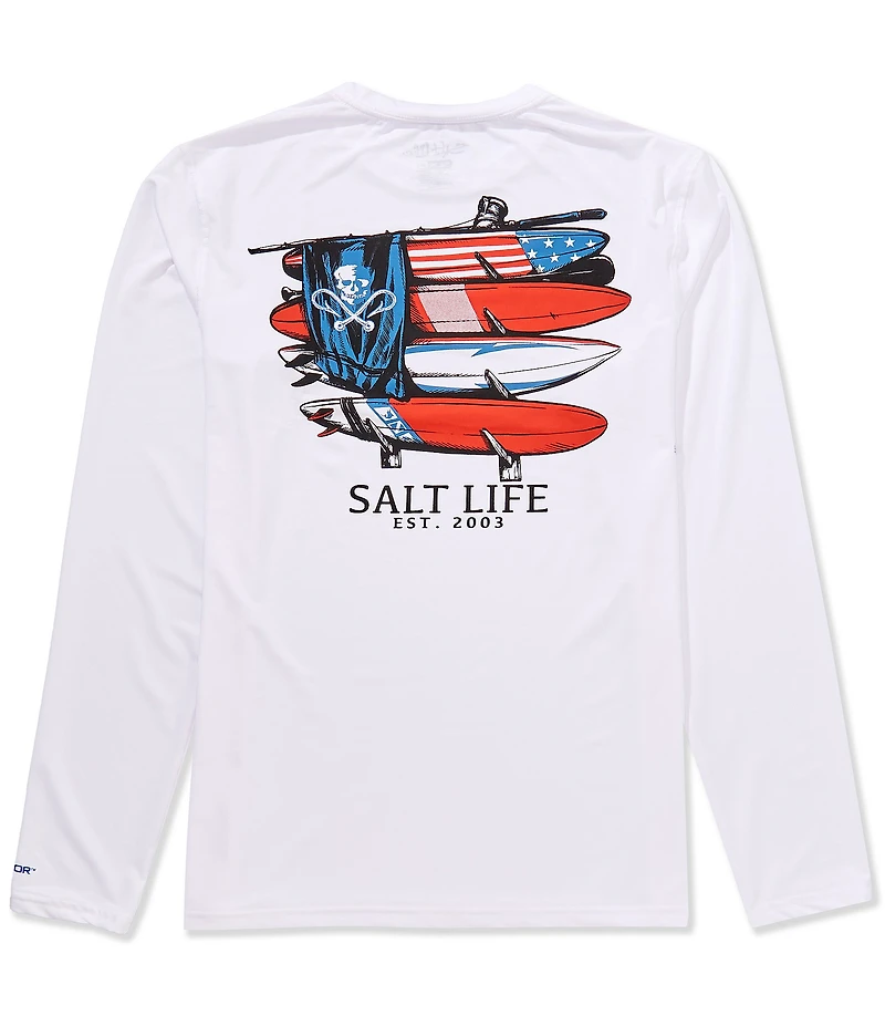 Salt Life American Quiver SLX Performance Long Sleeve T-Shirt