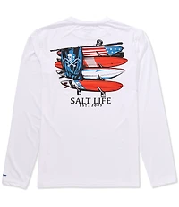 Salt Life American Quiver SLX Performance Long Sleeve T-Shirt