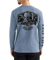 Salt Life Catch And Retrieve Long Sleeve T-Shirt
