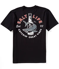 Salt Life Catchin Vibe Short Sleeve Pocket T-Shirt