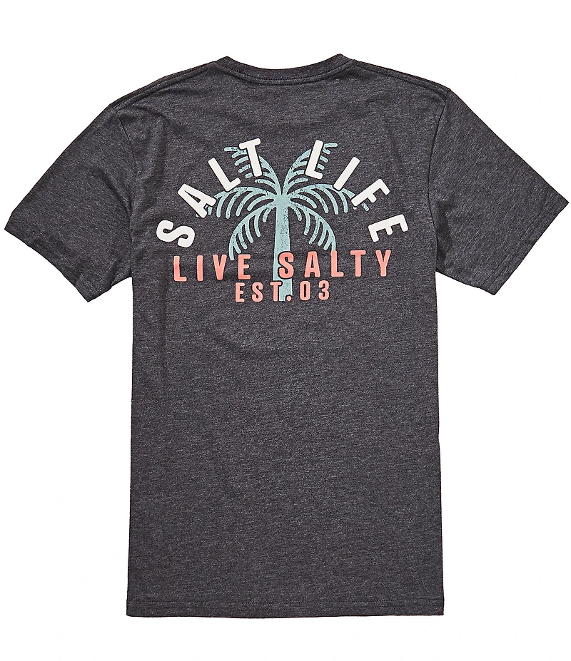 Salt Life Checked Out Short Sleeve Heathered T-Shirt