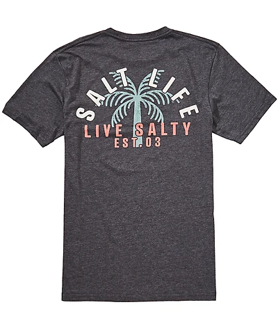 Salt Life Checked Out Short Sleeve Heathered T-Shirt