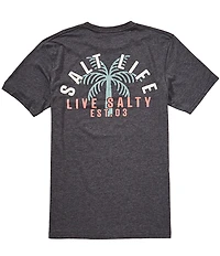 Salt Life Checked Out Short Sleeve Heathered T-Shirt