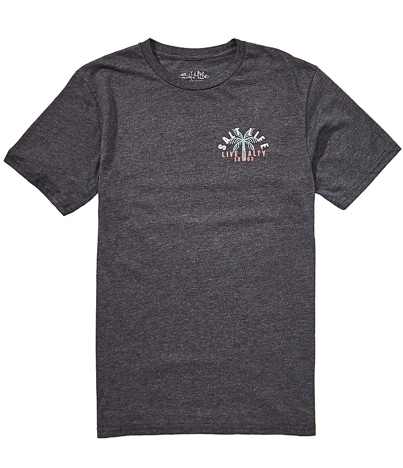 Salt Life Checked Out Short Sleeve Heathered T-Shirt