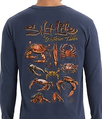Salt Life Crustacean Nation Long Sleeve T-Shirt
