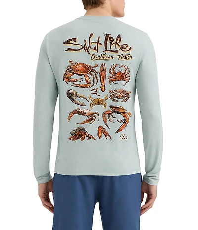 Salt Life Crustacean Nation Long Sleeve T-Shirt